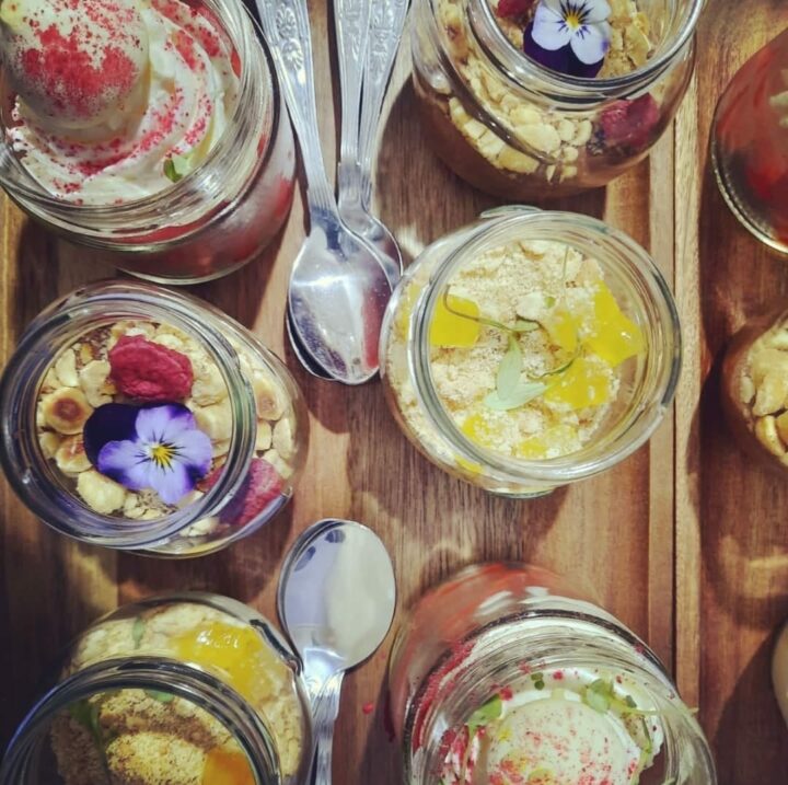 Potted desserts